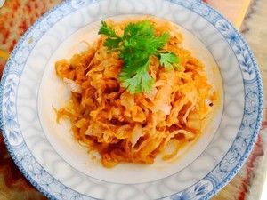 凉拌舌尖三凌老师益生菌酸菜的做法步骤 第5步