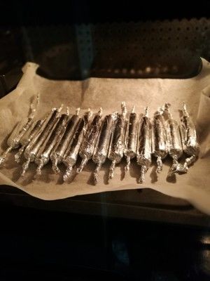 宝宝版无盐胡萝卜鸡肉肠的做法步骤 第6步