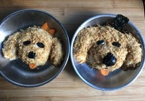 卡通小狗肉松饭团的做法步骤 第3步