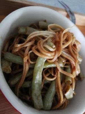 素豆角焖面的做法步骤 第6步