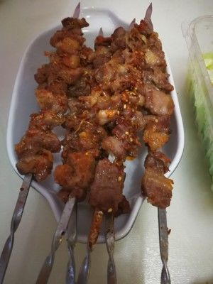 烤羊肉串致简烤箱版的做法步骤 第1步