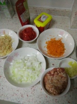 意大利通心粉派（披萨）from雨夜妮娜的做法步骤 第1步