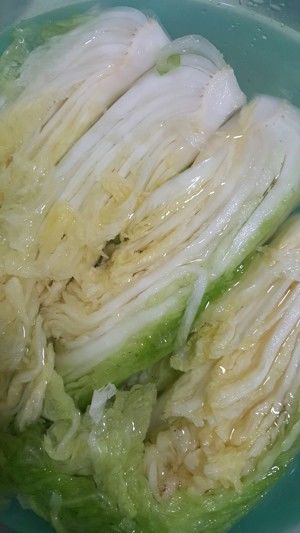 辣白菜*正宗朝鲜族配方*조선족배추김치的做法步骤 第2步