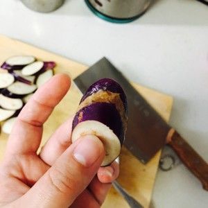 蒸茄盒（宝宝辅食）的做法步骤 第7步