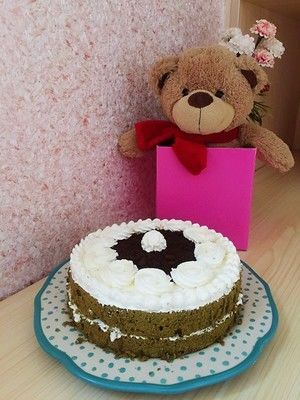原味、抹茶蜜豆、摩卡戚风配料表的做法步骤 第6步