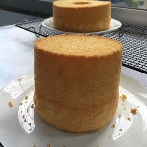 酸奶戚风（4寸加高&6寸中空）的做法步骤 第8步