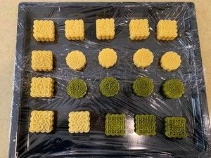 健康绿豆糕 少糖少油不用筛省力版的做法步骤 第4步