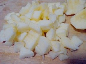 面包机版苹果酱的做法步骤 第1步