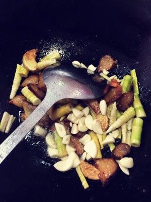 腊肉山竹笋的做法步骤 第5步