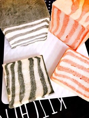 时髦的条纹吐司的做法步骤 第13步