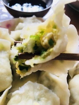 白菜鸡蛋素馅饺子🥟的做法步骤 第3步
