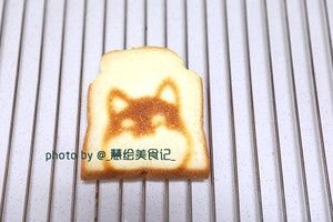 柴犬烤吐司片的做法步骤 第7步