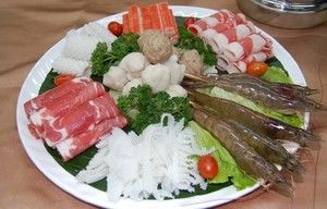 红果家营养美味火锅分享的做法步骤 第1步