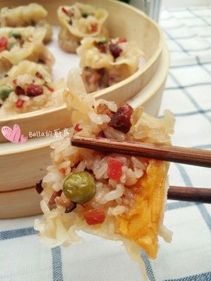 盐蛋黄烧麦的做法步骤 第8步