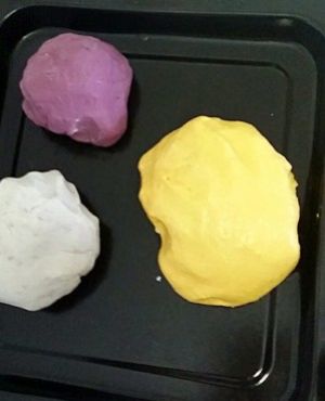 三色芋圆的做法步骤 第4步