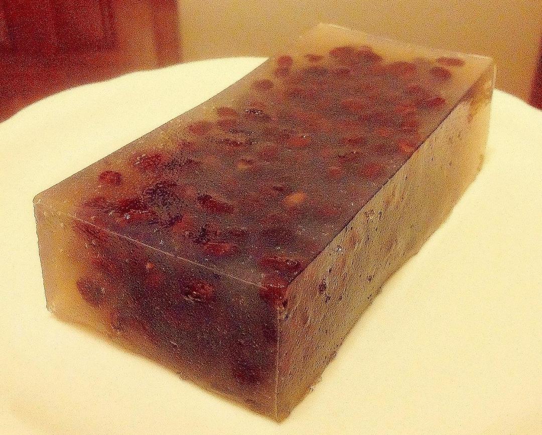 冰晶红豆马蹄糕