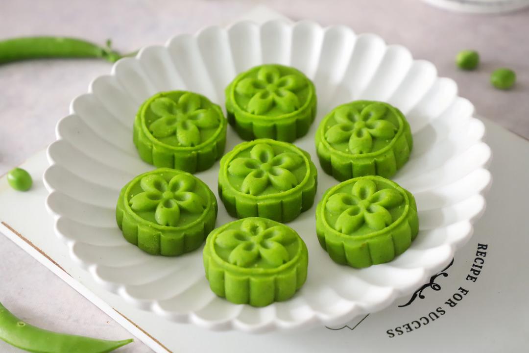 清新养颜，好吃零添加的豌豆糕