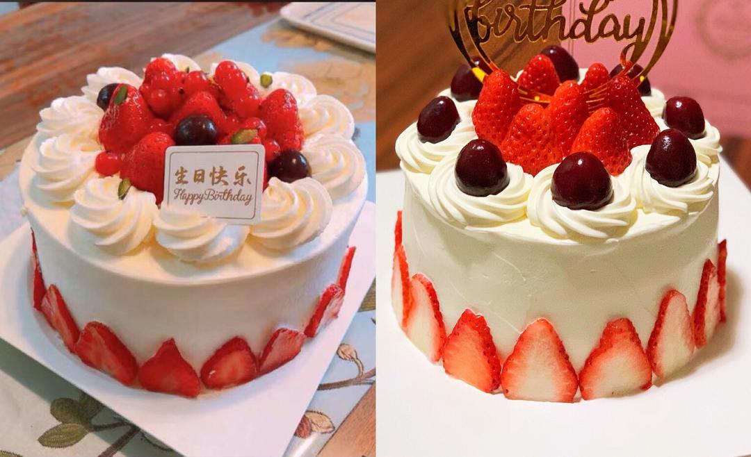 超级简单的味多美同款生日蛋糕（6寸），新手也能高度还原