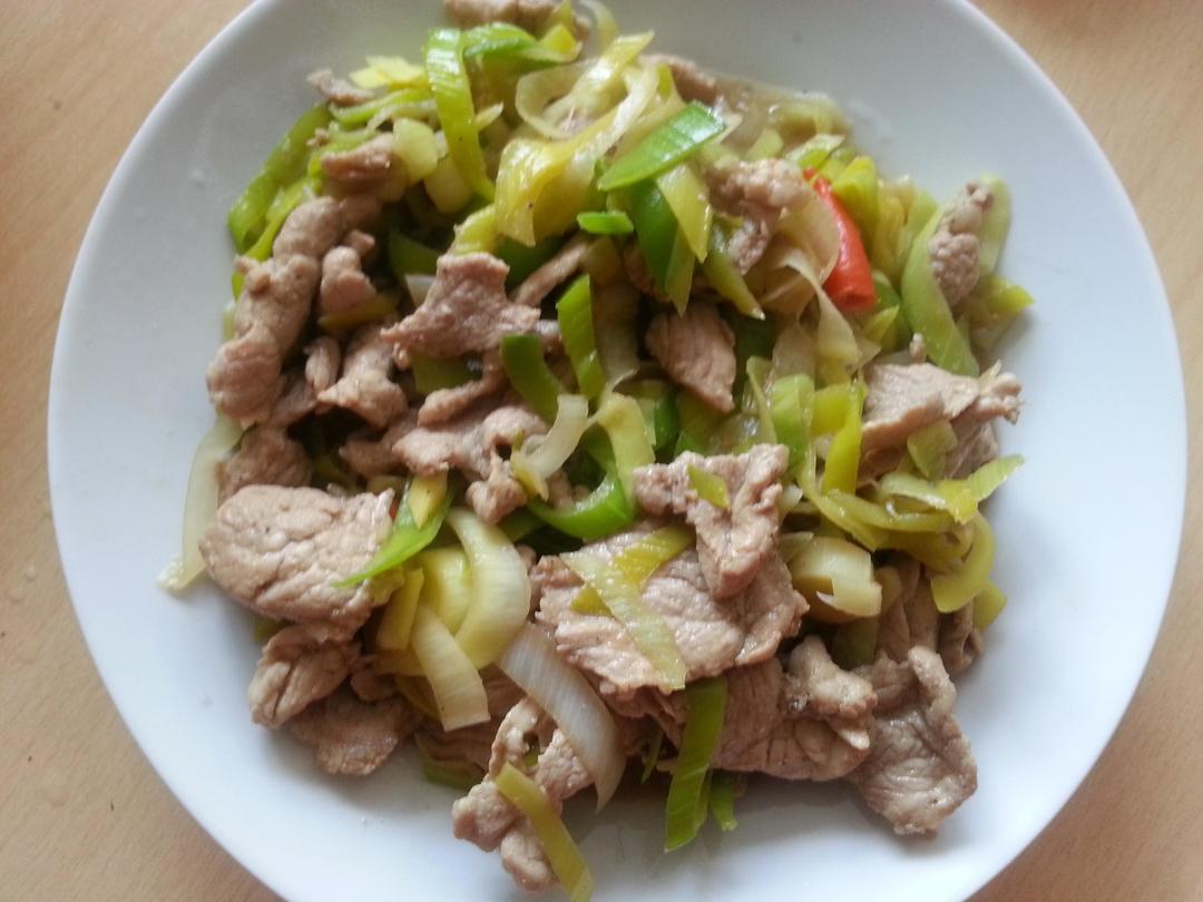 大葱炒肉 大葱炒肉