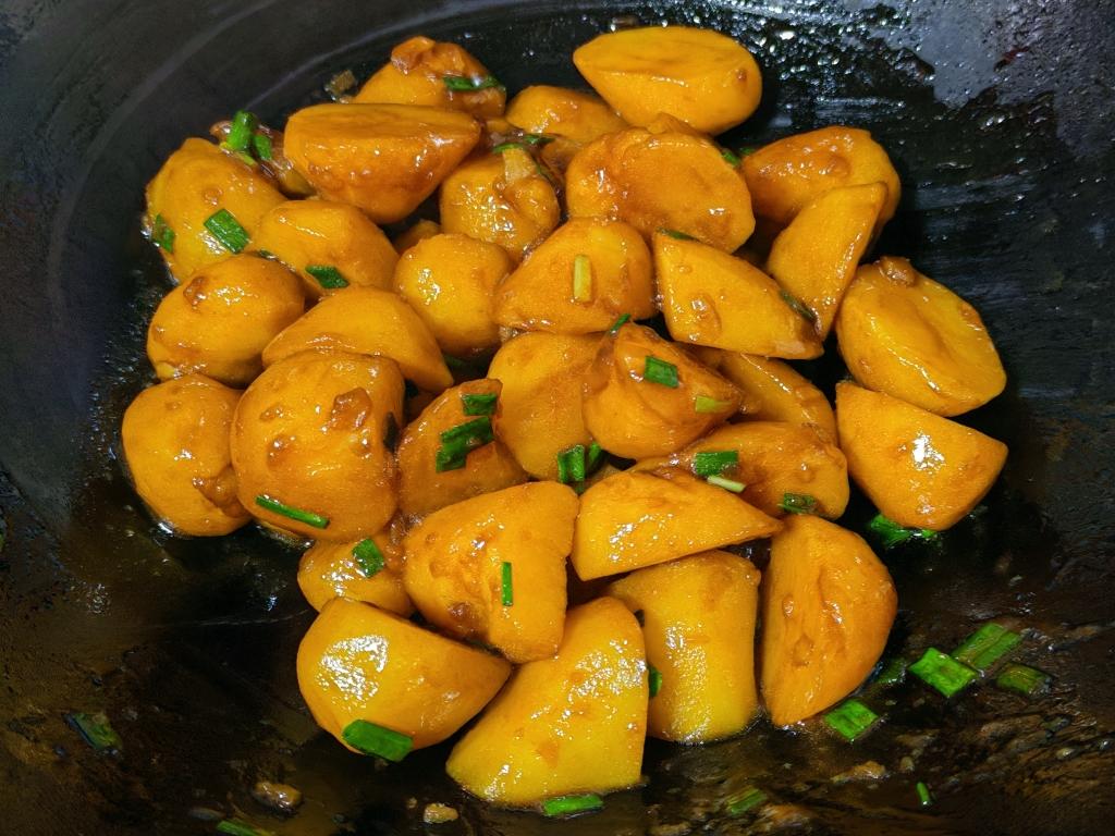 快手菜，红烧小土豆