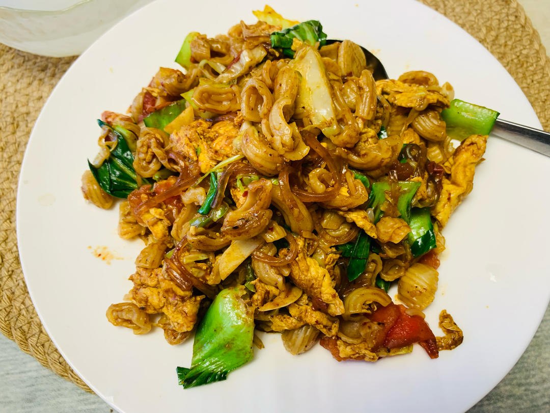 炒麻食（炒猫耳朵）