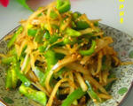 芝麻青椒拌咸菜