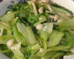 小菇炒生菜