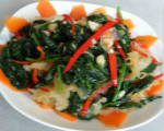 蒜汁银耳木耳菜