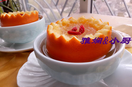 孕妇吃的燕窝炖橙子1