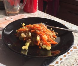 【留学狗食谱】大麦炒饭№2的做法