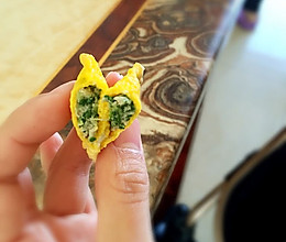 婴儿辅食之蛋皮饺子的做法