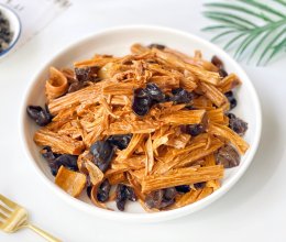 葱烧腐竹的做法