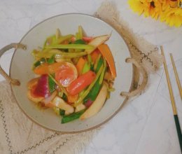 快炒杂蔬的做法