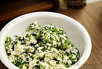 【宝宝辅食】茼蒿拌豆腐的做法