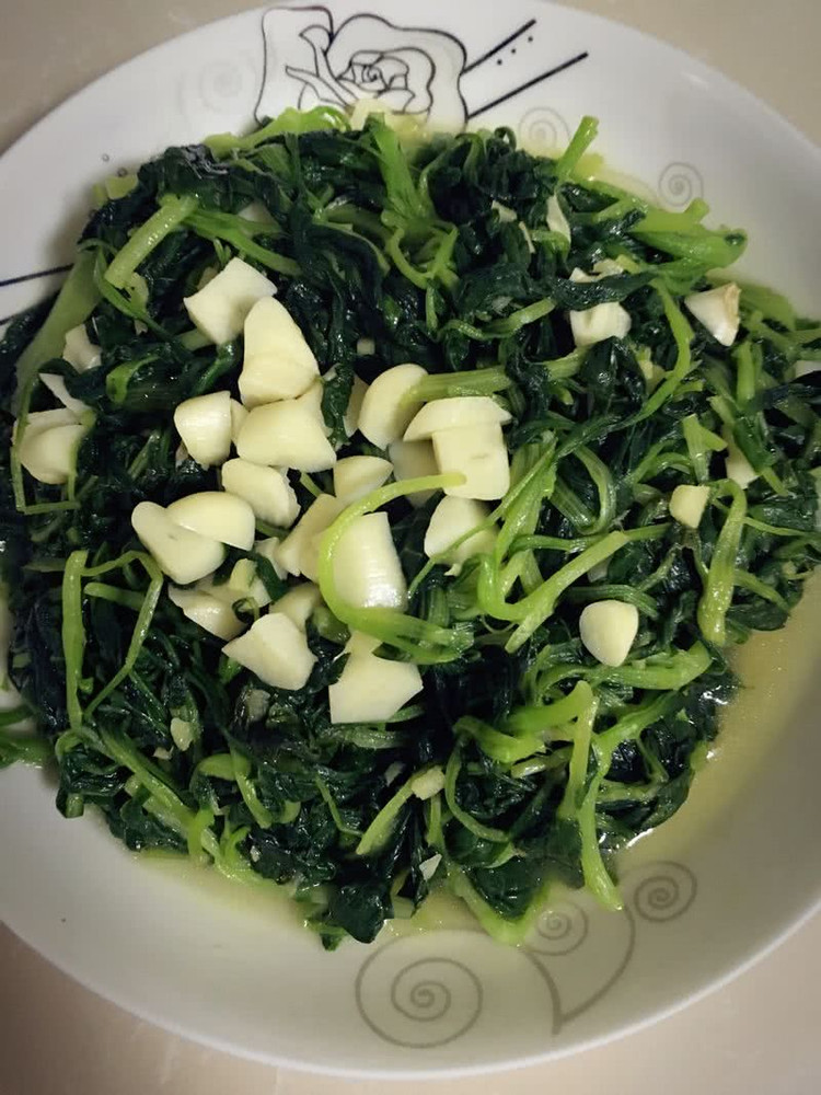 素炒鸡毛菜的做法