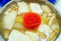 西红柿白菜豆腐汤的做法