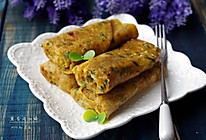 葱香肉松饼#急速早餐#的做法