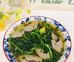 #吃出健康，解决假胖#菠菜猪肝汤的做法