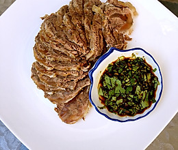 白切牛肉两吃的做法