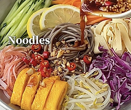 凉拌荞麦面的做法