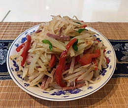 在家也能做的饭店同款——三彩天麻丝的做法