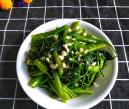 #夏日开胃餐#蒜香空心菜的做法