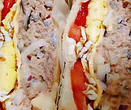 沙丁鱼早餐三明治 肉食星人的健康早餐的做法