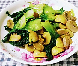 清香口菇白菜的做法