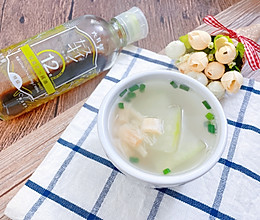#吃出健康，解决假胖#元贝冬瓜汤的做法