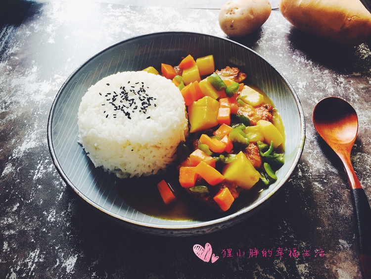 咖喱鸡排饭的做法