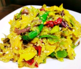 #刘畊宏女孩减脂饮食#擂辣椒茄子的做法