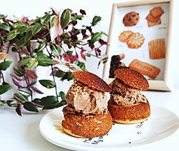 #2021亲子烘焙组——“焙”感幸福#巧克力酥皮泡芙的做法