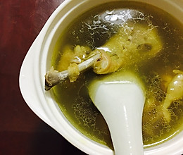 高压锅清补凉煲鸡汤（1～2人份）的做法
