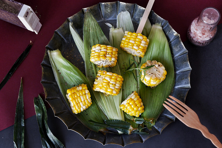 香草烤玉米（空气炸锅版）的做法